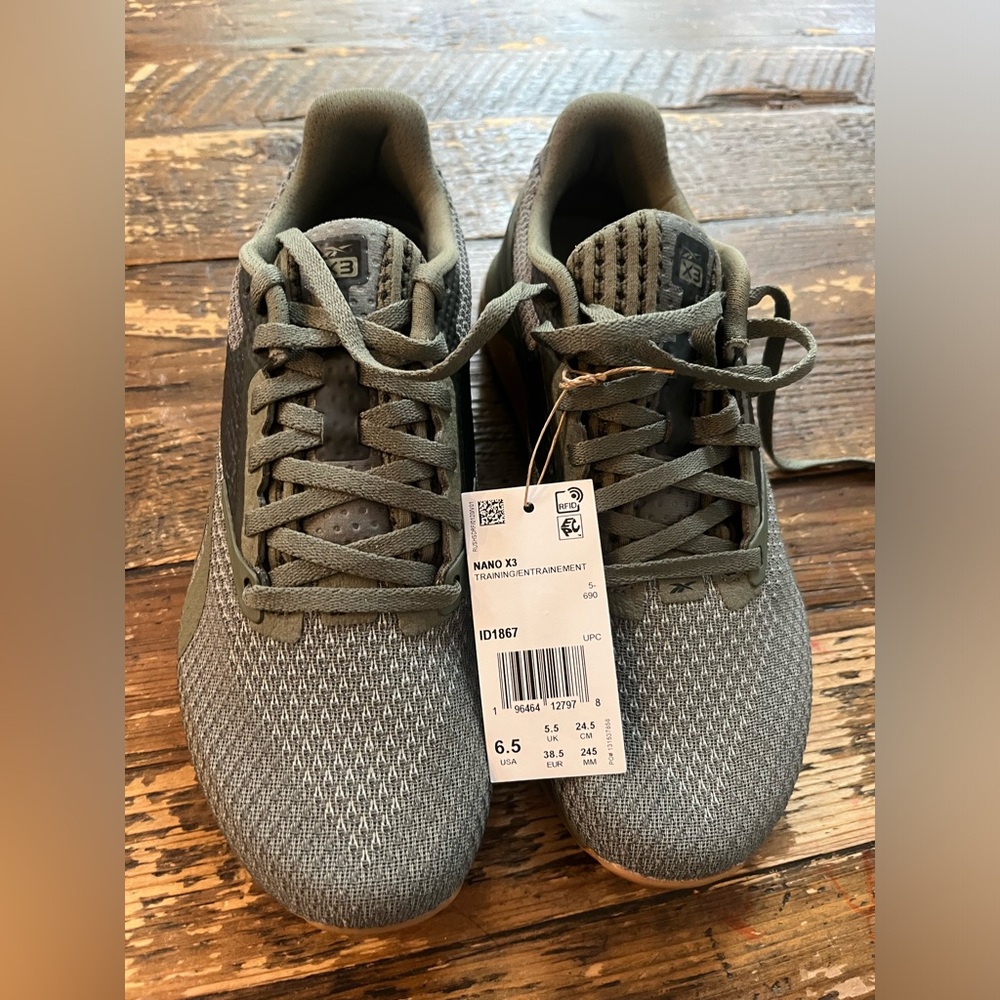 Reebok Nano X3 Hunter green/black. NWT. Unisex M 6.5 W8